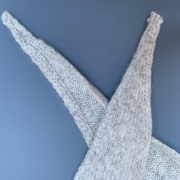 Pieces TÃ¸rklÃ¦de Lullu Mini Knit Grey Melange