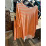 Liberté T-Shirt Alma Orange Peach Stripe