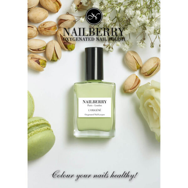 Nailberry Neglelak Light Creamy Green Pistachio-OH
