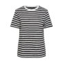 Pieces T-shirt Ria Stripe Black