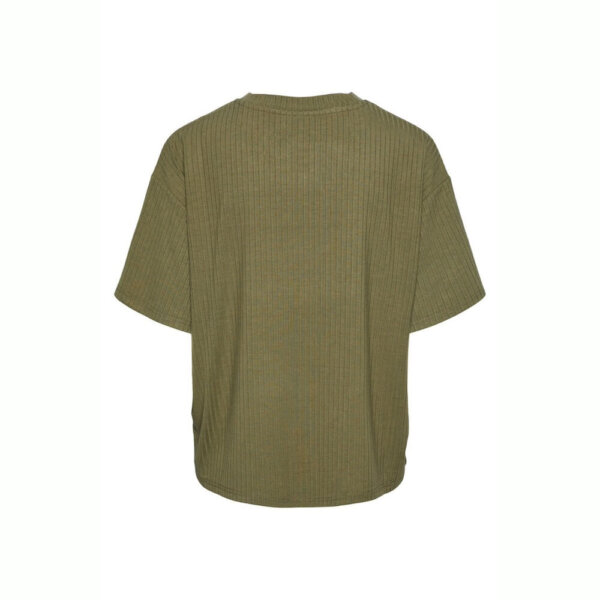 Pieces T-shirt Oversize Kylie Deep Lichen Green