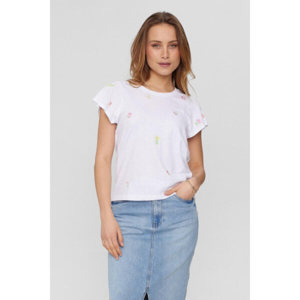 Nümph T-shirt Tilia Bright White