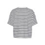 Pieces T-shirt Chilli Stripe Cloud Dancer/Black