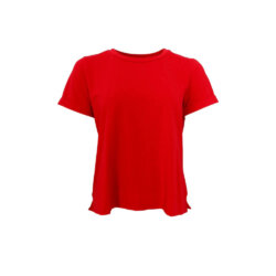Black Colour T-shirt May Red