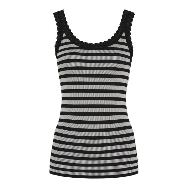 Tim & Simonsen Top ISA Stripe Nero-Bianco