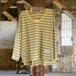 Cabana Living Bluse Garda Grey/Yellow