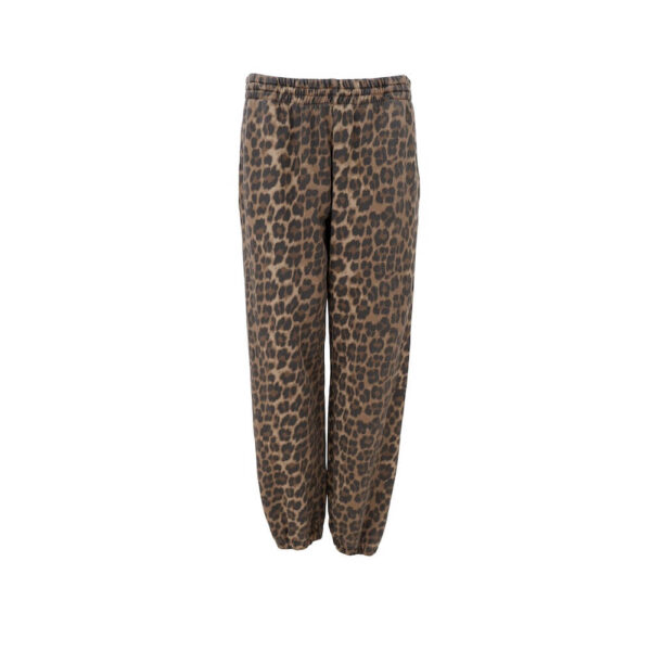 Black Colour Buks Sweat Zelda Leopard