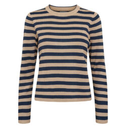 Nümph Pullover Stripy Dress Blue