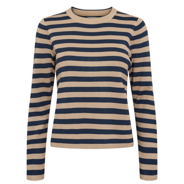 Nümph Pullover Stripy Dress Blue