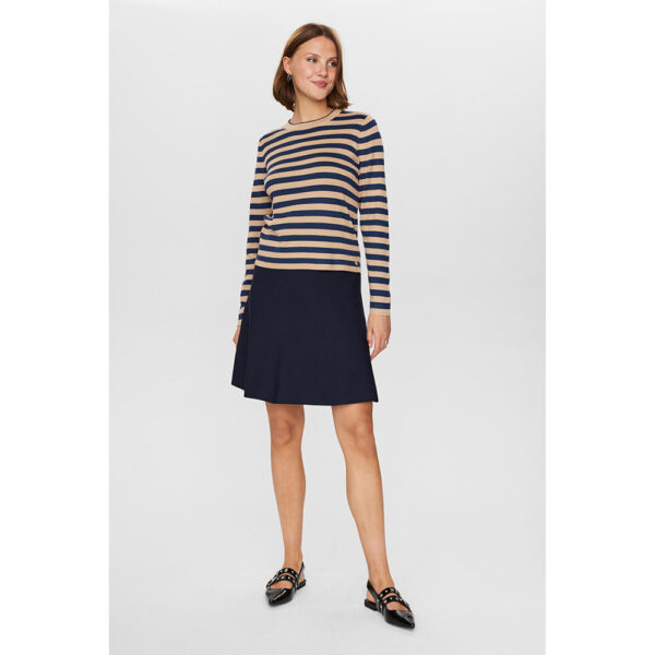 Nümph Pullover Stripy Dress Blue