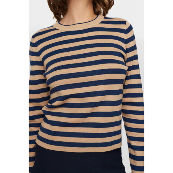 Nümph Pullover Stripy Dress Blue