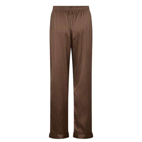 Hype the Detail Satin Pyjamas Brown