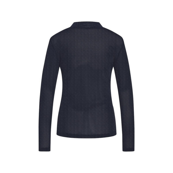 Rue de Femme Bluse Roll Neck Dark Blue