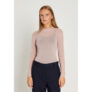 Rue de Femme Bluse Roll Neck Pudder